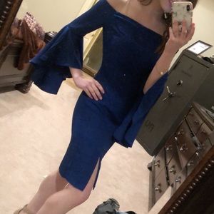 Formal blue dress